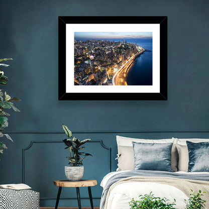 Beirut Corniche at Dusk Wall Art