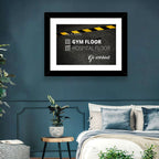 Gym Floor or Hospital Floor Quote Wall Art