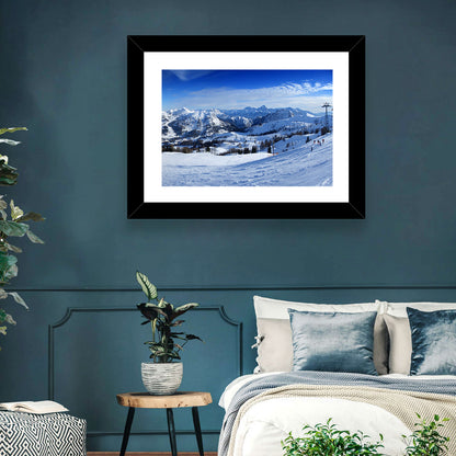 Nassfeld Ski Resort View Wall Art
