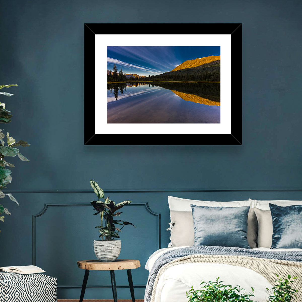 Rainbow Lake at Golden Hour Wall Art