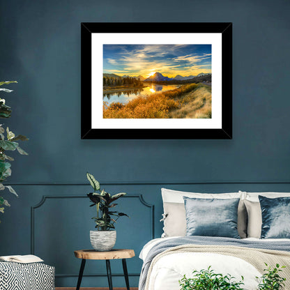 Oxbow Bend Sunrise Wall Art
