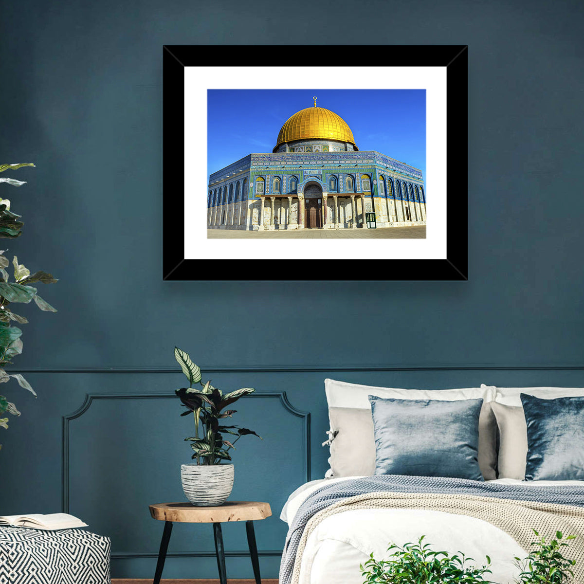 Dome of the Rock, Jerusalem Wall Art in a room, landscape