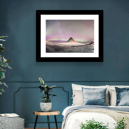 Aurora Over Kirkjufell Wall Art