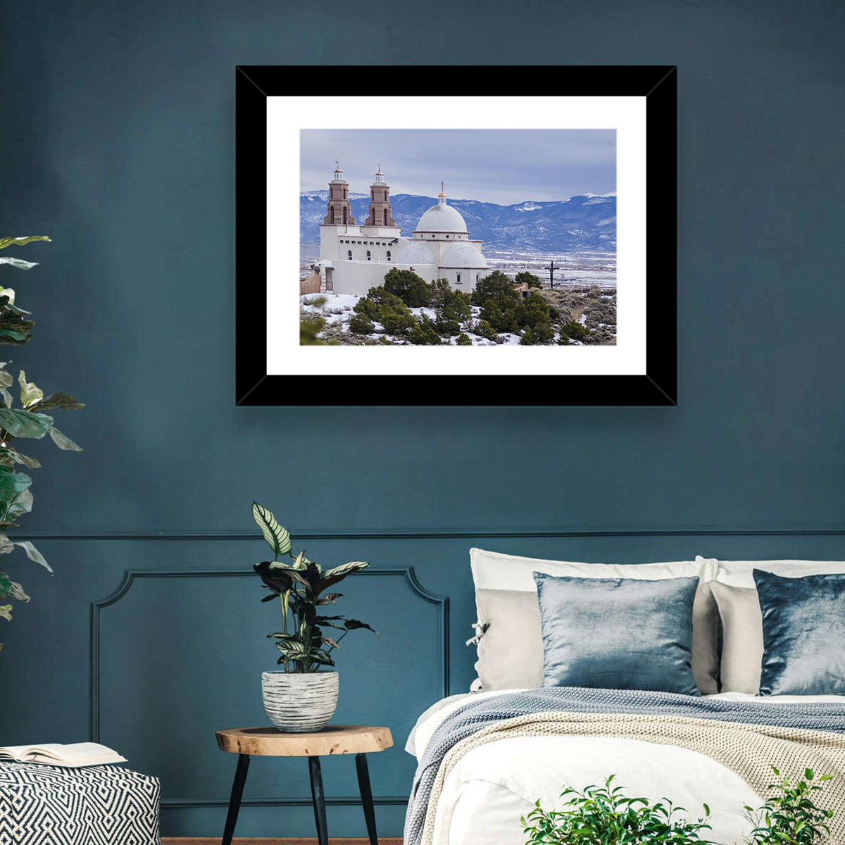 Sanctuario De Chimayo, El Rancho Wall Art in a room, landscape
