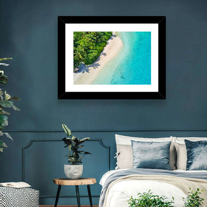 Secluded Tropical Beach Wall Art
