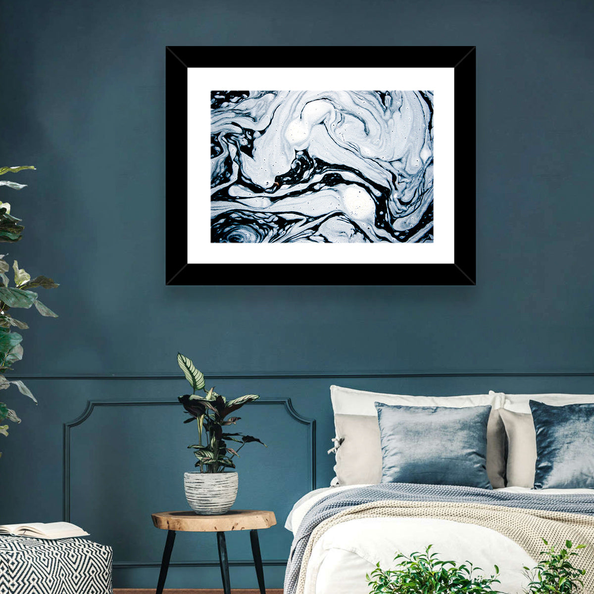 Water Foam Abstract Wall Art