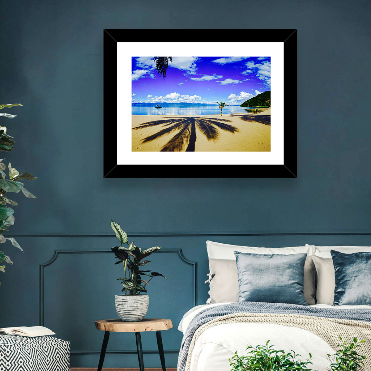 Lake Malawi Palm Shadow Wall Art