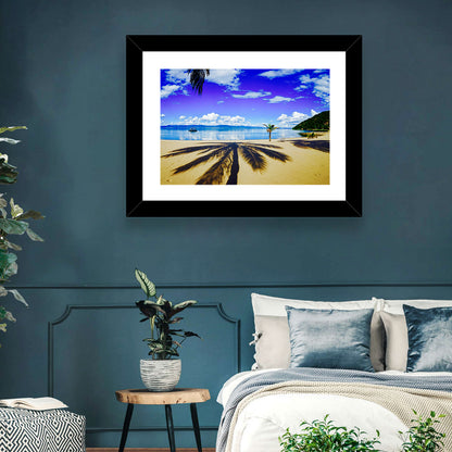 Lake Malawi Palm Shadow Wall Art