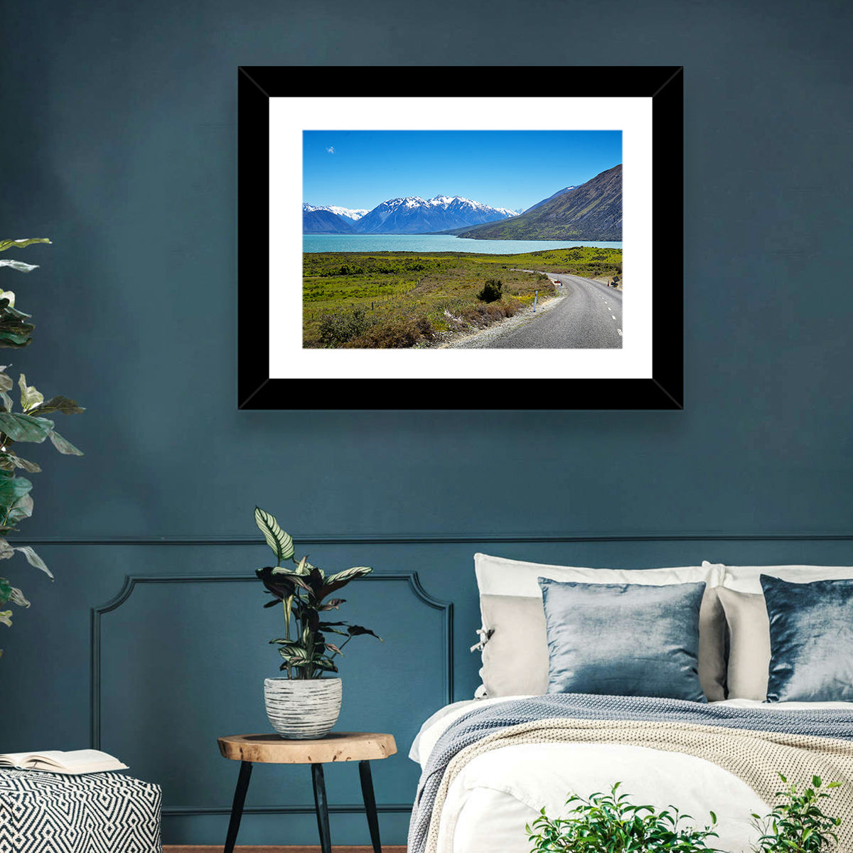 Winding Road at Lake Ohau Wall Art