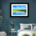 Blue River Meadow Wall Art