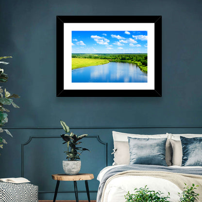 Blue River Meadow Wall Art