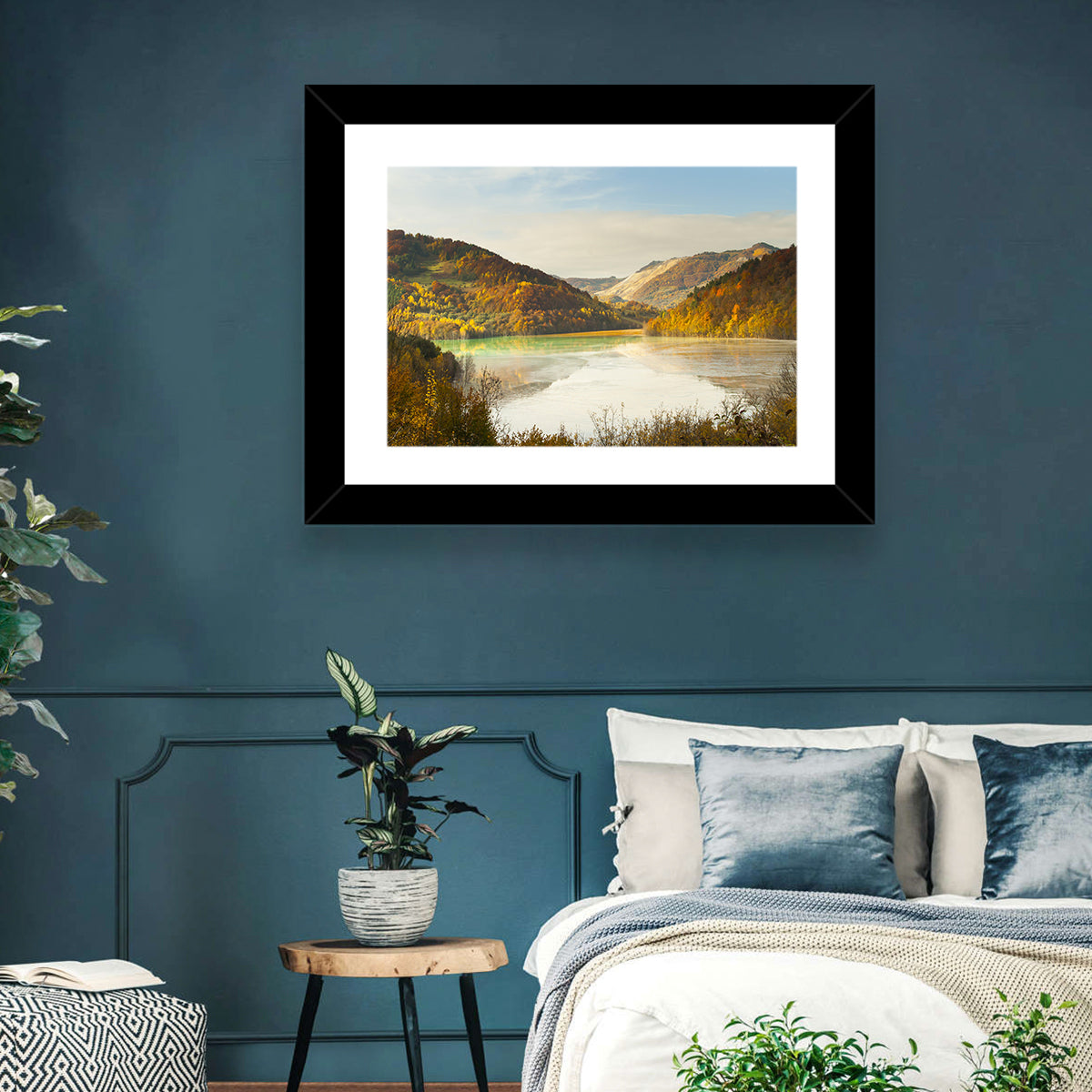 Bright Green Tailings Lake Wall Art