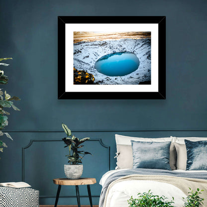 Kerid Crater Lake Wall Art