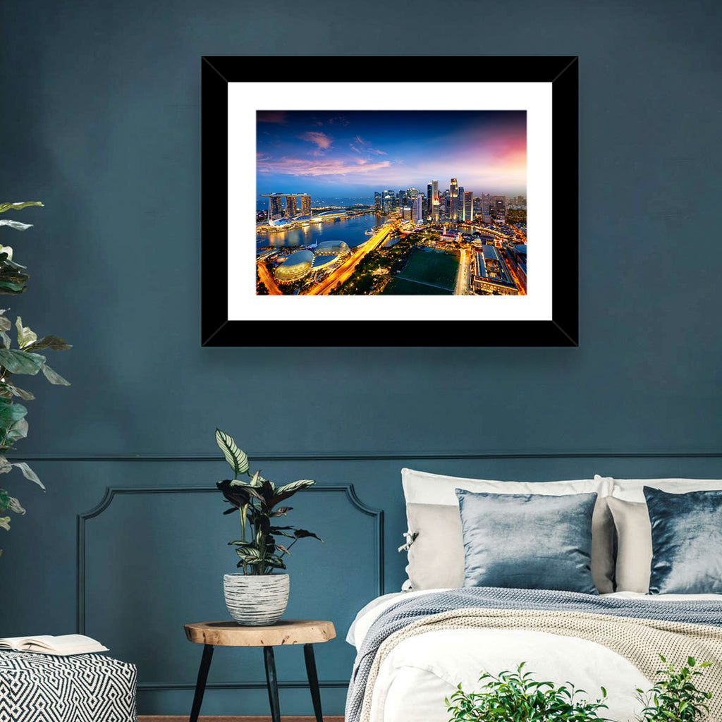 Marina Bay Twilight Singapore Wall Art