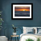 Florida Sailboat Sunset Wall Art