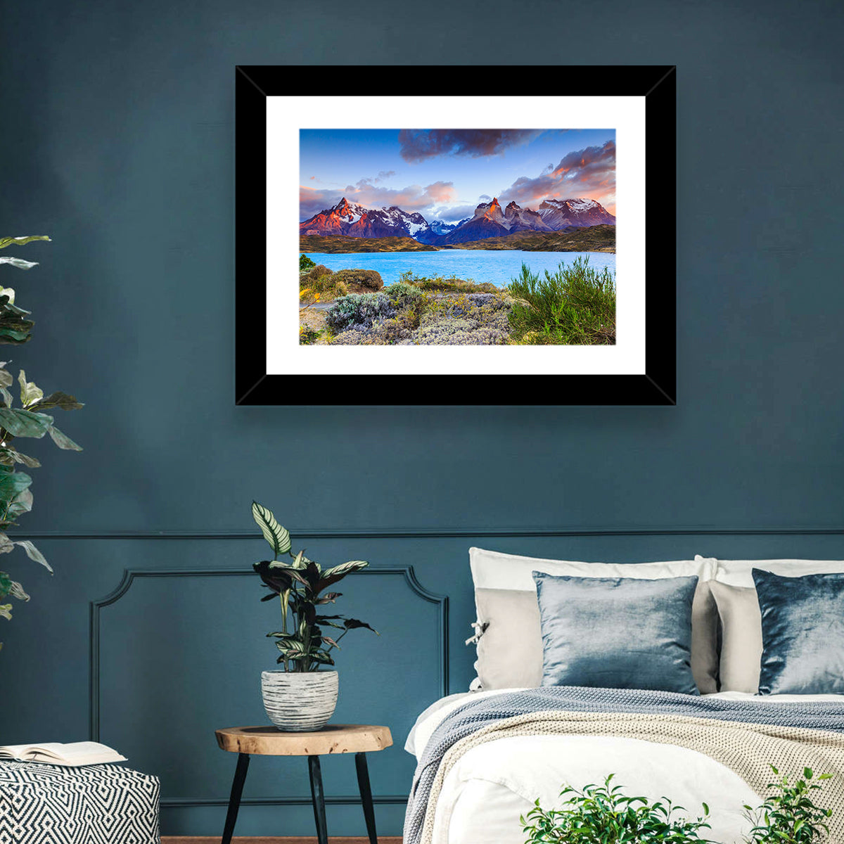 Lake Pehoe at Dawn Wall Art