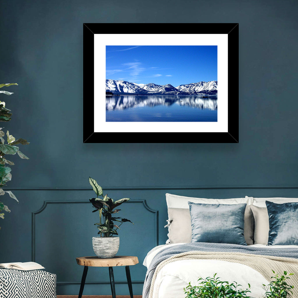 Lake Tahoe Mountain Reflection Wall Art