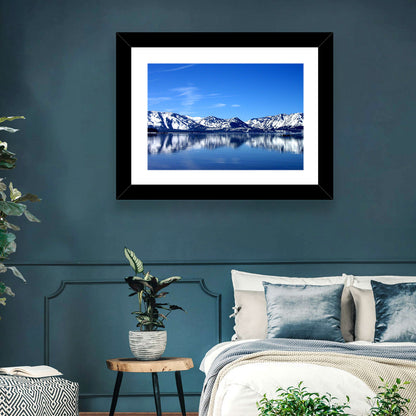 Lake Tahoe Mountain Reflection Wall Art