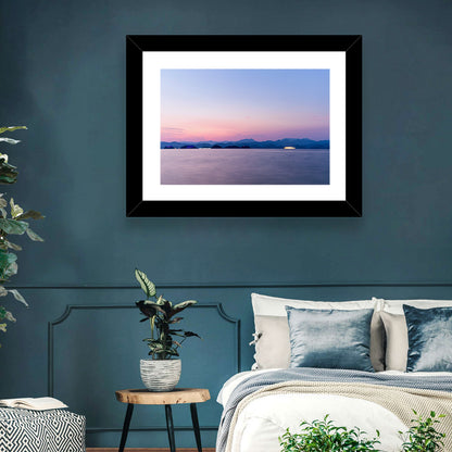 Hangzhou Thousand Island Lake at Dusk Wall Art