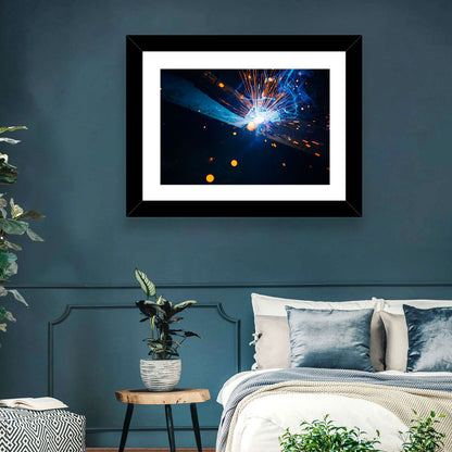 Molten Metal Sparks Wall Art