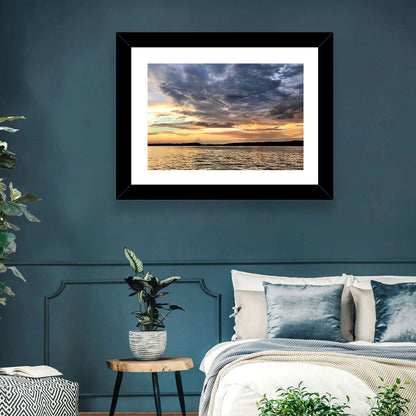 Lake Tillery Sunset Wall Art