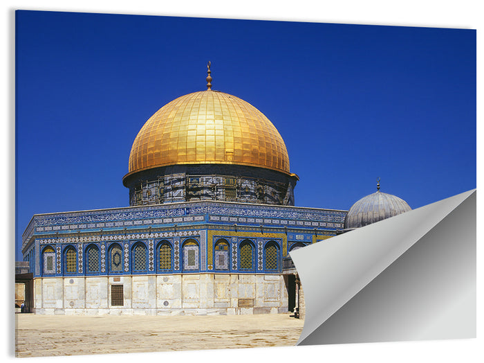 Golden Dome of the Rock, Jerusalem Wall Art as a poster print