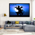 Moonlit Pow Wow Dancer Wall Art