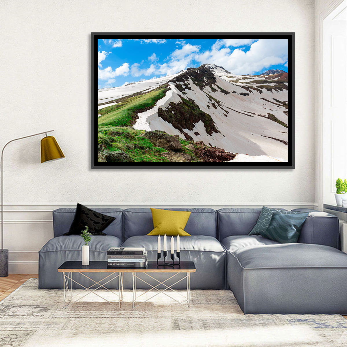 Mount Aragats Ridge Wall Art