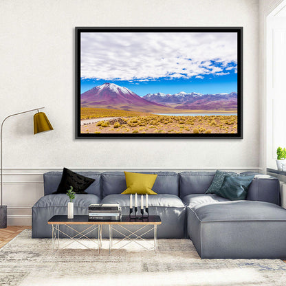 Lascar Snow-capped Volcano Wall Art