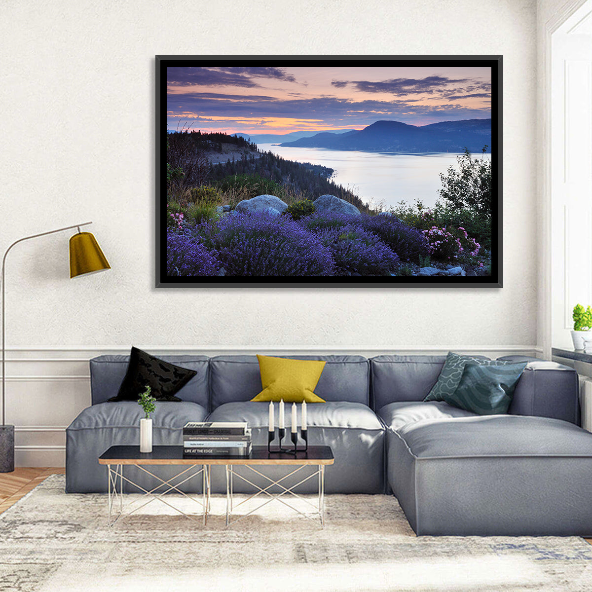 Okanagan Lavender Lake Wall Art