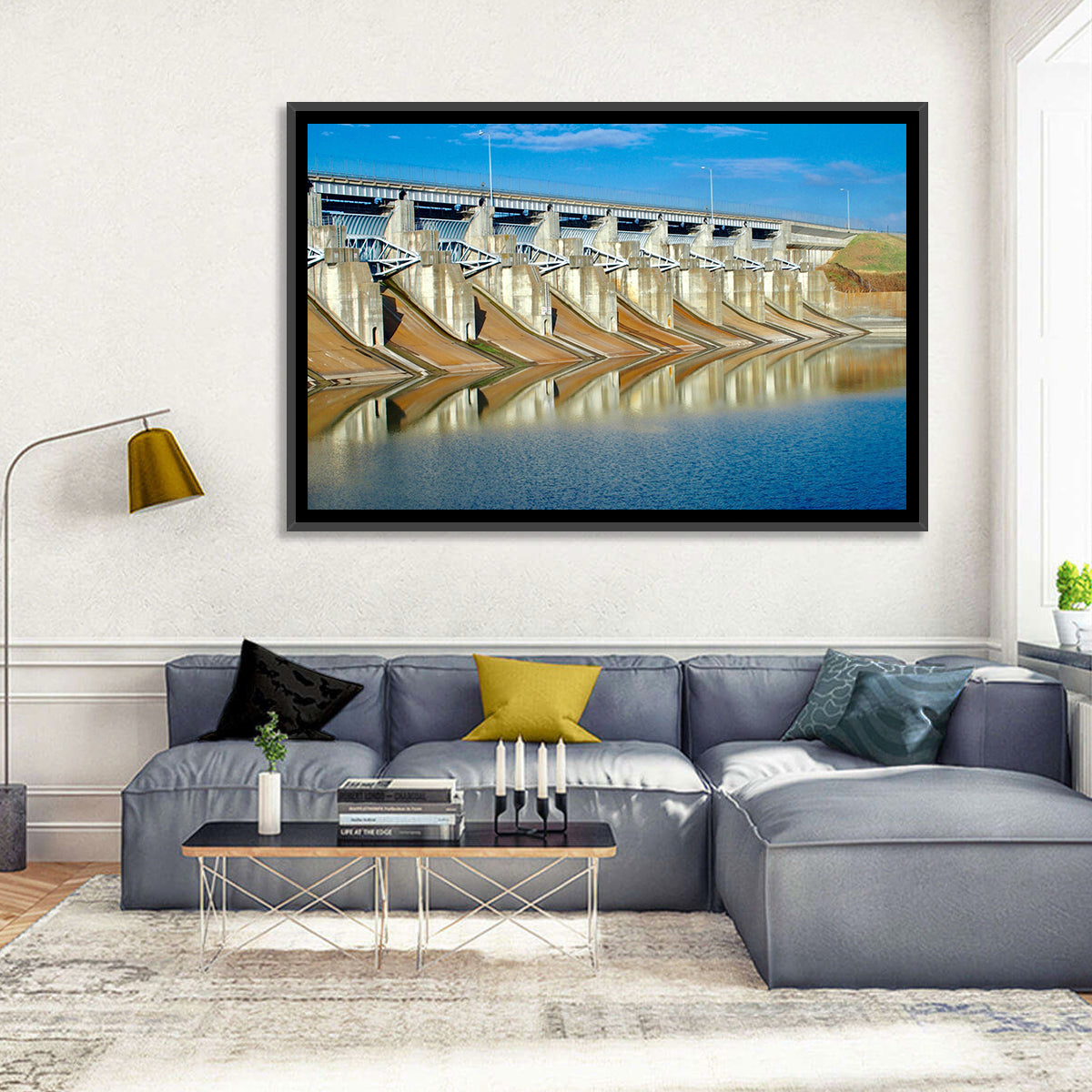 Lavon Dam Spillways Wall Art