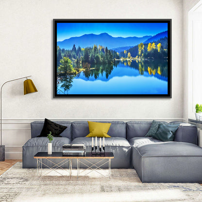 Gold Lake Reflection Wall Art