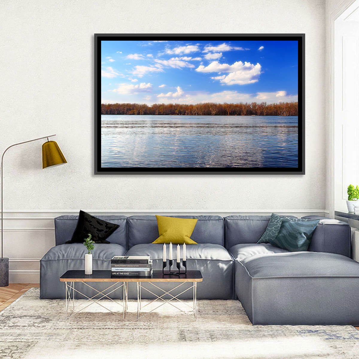 Andalusia Slough Autumn River Wall Art