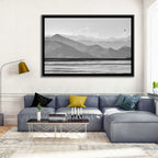 Skadar Lake Monochrome Landscape Wall Art