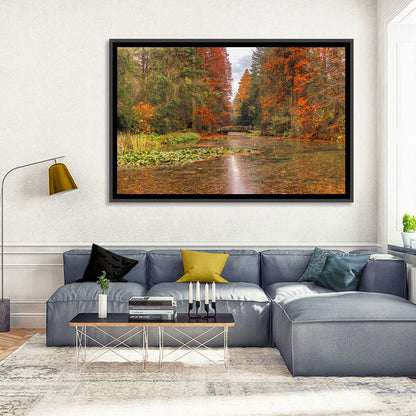 Simeria Arboretum Autumn Lake Wall Art