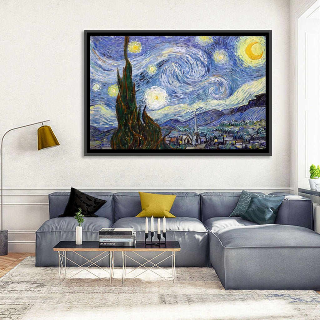 Starry Night Over Saint-rémy Wall Art