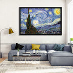 Starry Night Over Saint-rémy Wall Art