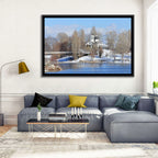 St Naum Ohridski Church by Lake Wall Art