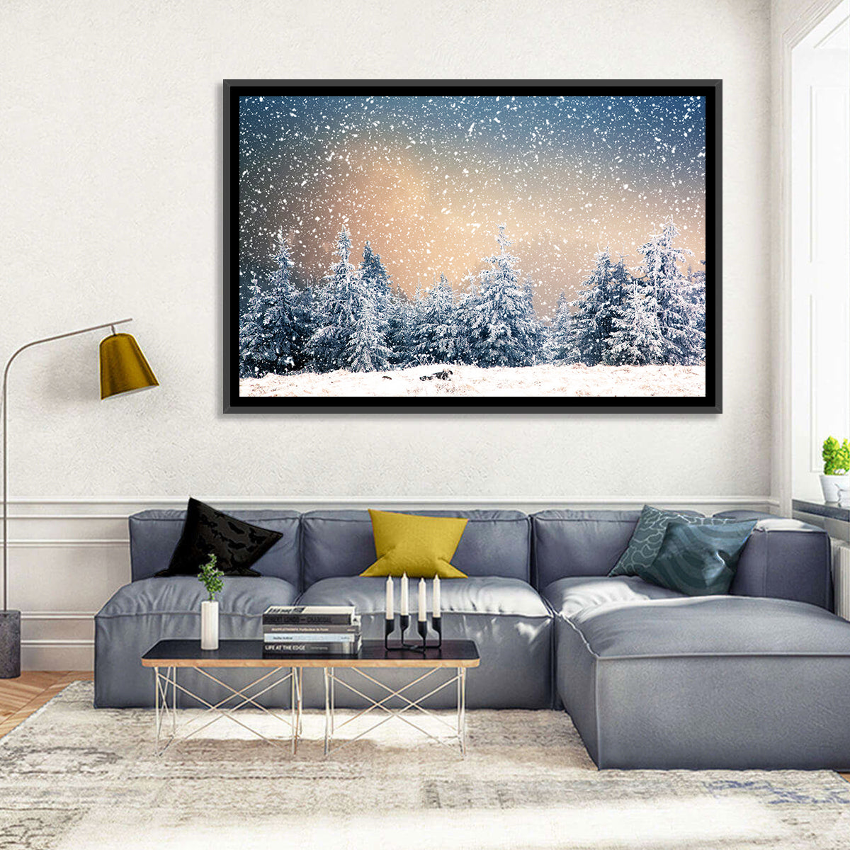Winter Forest Wonderland Wall Art