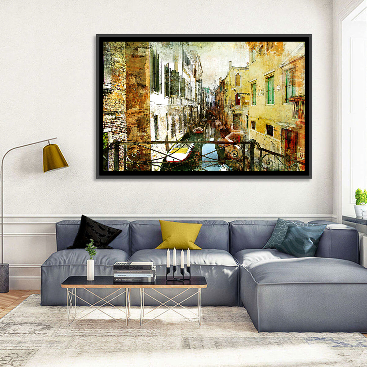 Venice Canal View Wall Art
