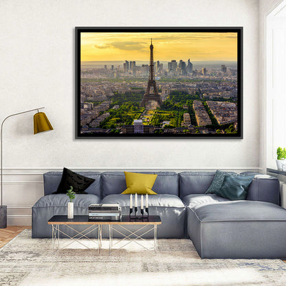 Eiffel Tower at Golden Hour Wall Art