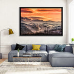Pestera Mountain Sunrise Wall Art