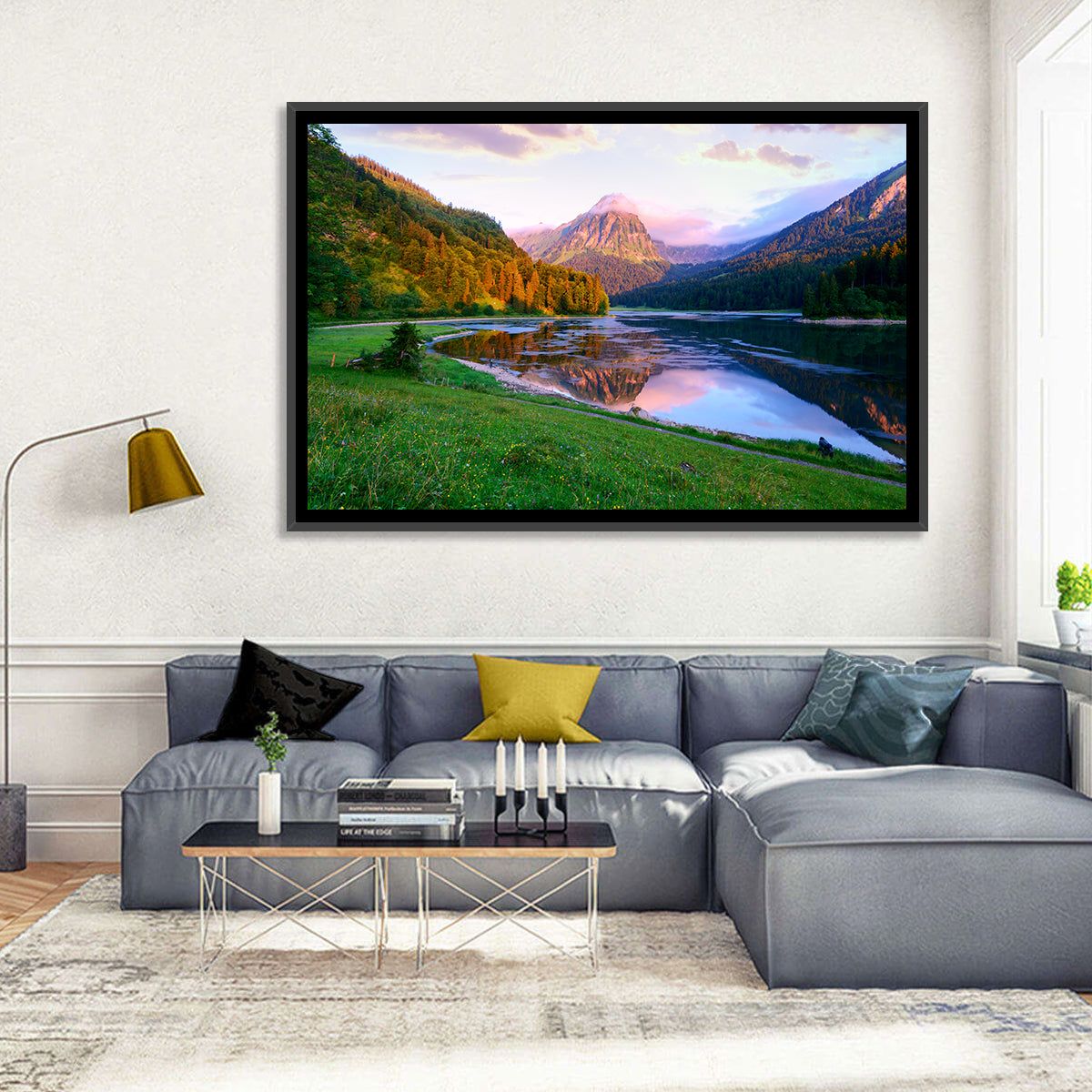 Obersee Reflection, Switzerland Wall Art