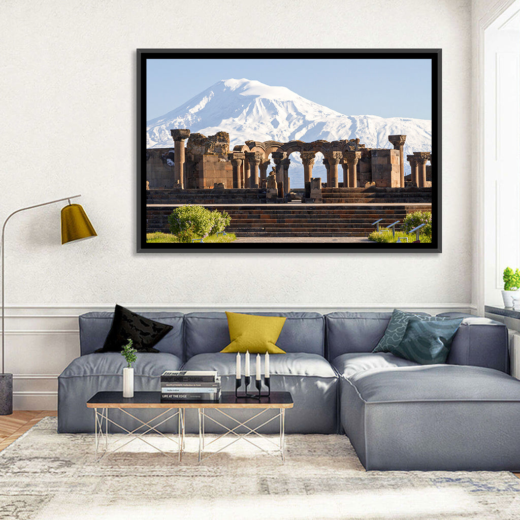 Zvartnots Cathedral and Mount Ararat Wall Art