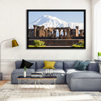 Zvartnots Cathedral and Mount Ararat Wall Art