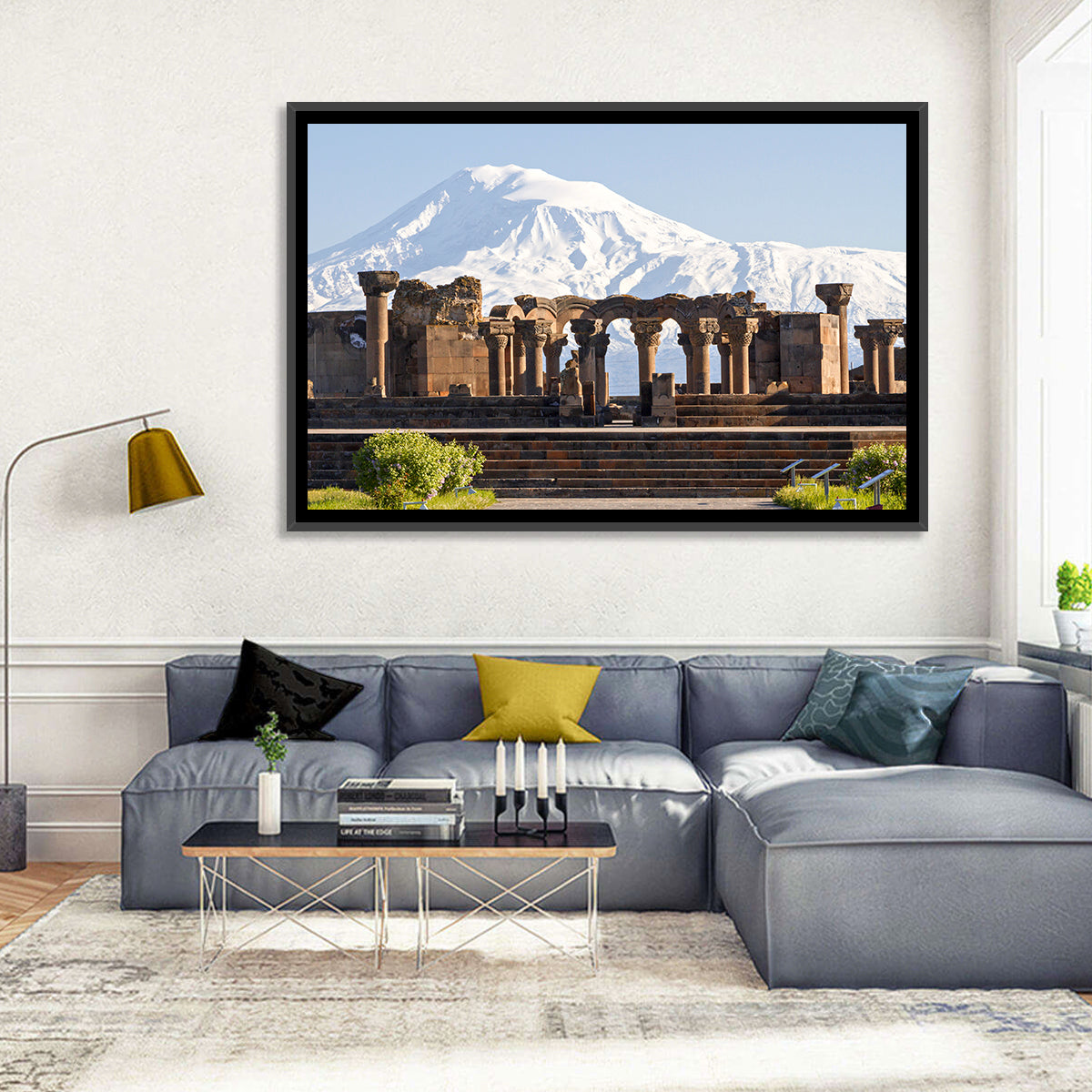 Zvartnots Cathedral and Mount Ararat Wall Art