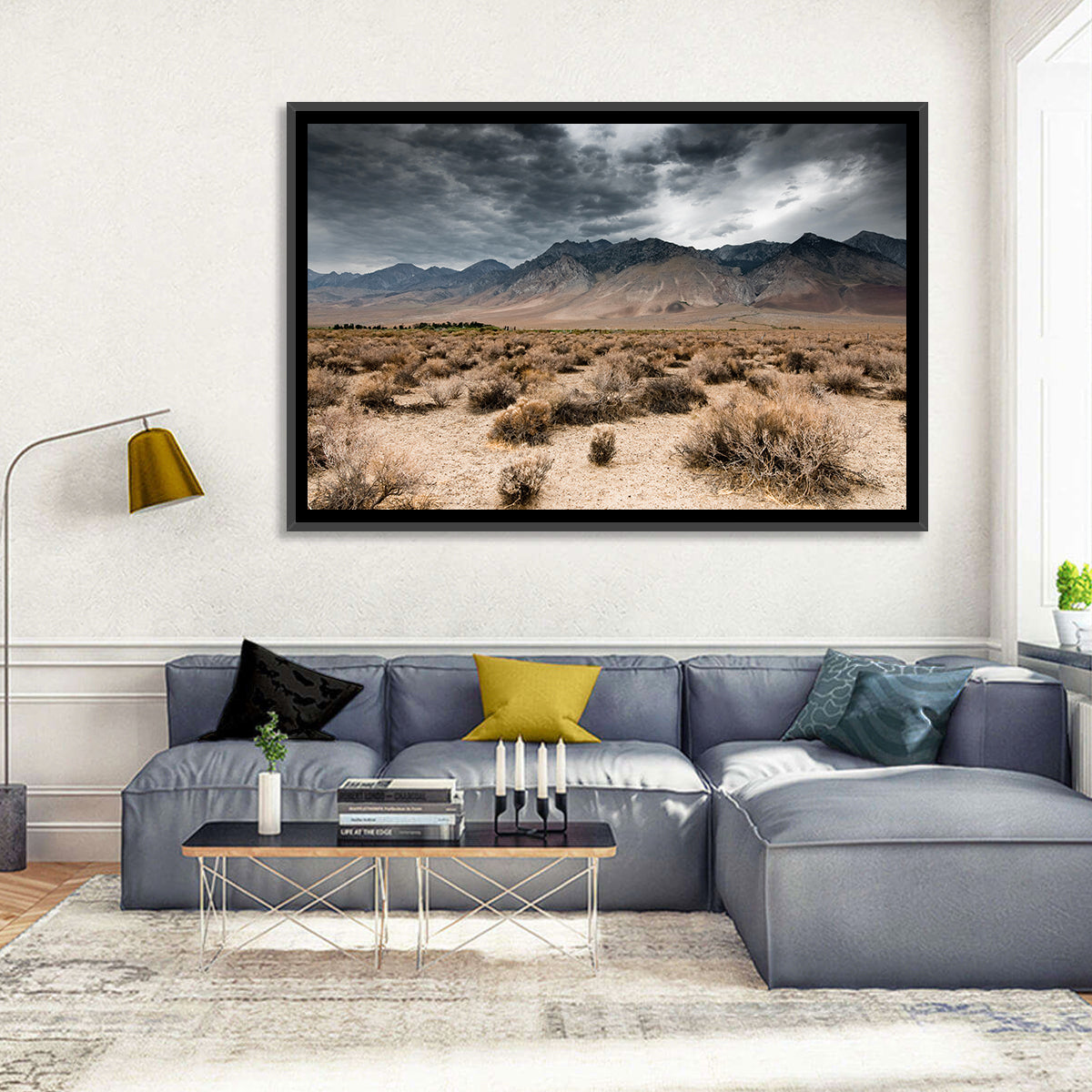 Storm Over Death Valley Wall Art