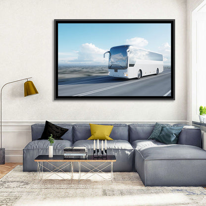 Desert Highway Tour Bus Wall Art