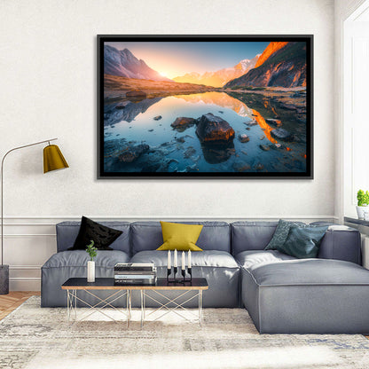 Himalayan Lake Reflections Wall Art