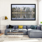 Pskov Region Forest Lake Wall Art